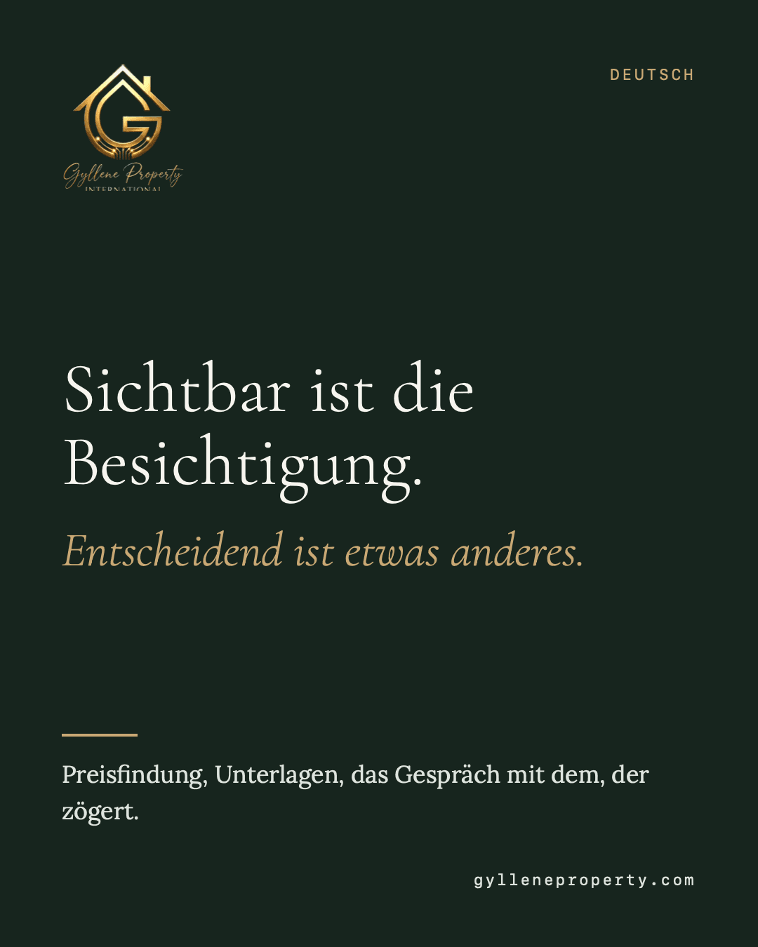 Sichtbar ist die Besichtigung. Entscheidend ist etwas anderes. Was ein guter Makler tut, sieht man selten: die Unterlagen prüfen, den Preis gegen echte Abschlüsse stellen, den Käufer finden, der nicht sucht, sondern wartet. Die Besichtigung ist eine Stunde. Die Arbeit davor sind Wochen. Wir arbeiten in Schonen — Höllviken, Vellinge, Falsterbo und Malmö.